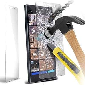 Nokia Lumia 830 Pack Of 1 Premium Tempered Glass Crystal Clear LCD Screen Protector (SP (1 Pack))