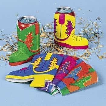 Cowboy Boot Can Insulator -Dz (12 per package)