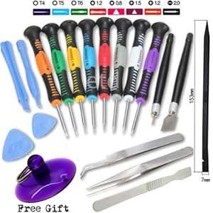 ACENIX - 16 in 1 Repair Opening Tools Kit Screwdriver Set For iPhone 33GS44S55S5C iPad 1234 iPod iTo