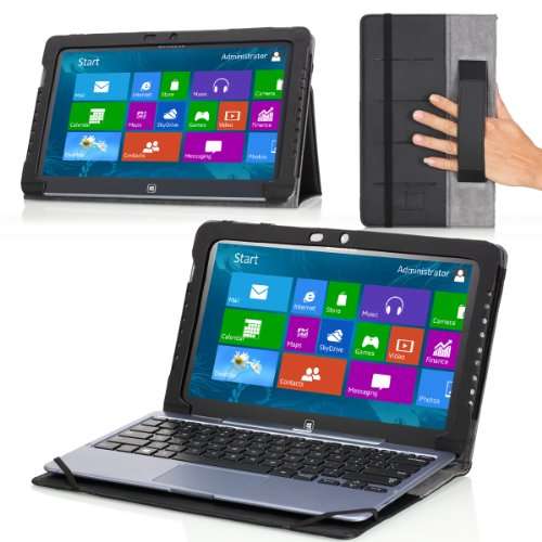 MoKo 2-in-1 Keyboard Portfolio Slim Cover Case for SAMSUNG ATIV Smart PC 500T 500T1C XE500T1C-A04US