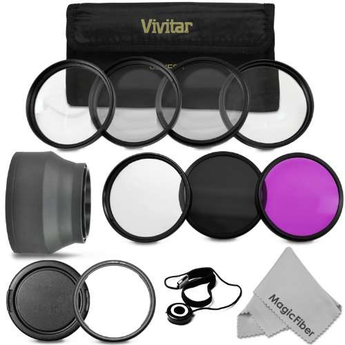 Professional Accessory Kit for CANON PowerShot SX50 HS - Includes: Vivitar Filter Kit (UV, CPL, FLD)