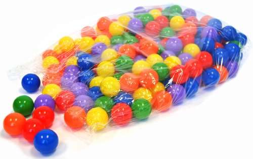200 "Phthalate Free" Play Balls 6 Color : Red, Orange, Yellow, Green, Blue and Purple