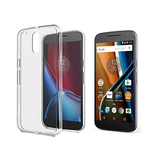 SPARIN [2 Pack] Motorola Moto G 4th Generation Case & Moto G Plus 4th Generation Case, Clear Phone C