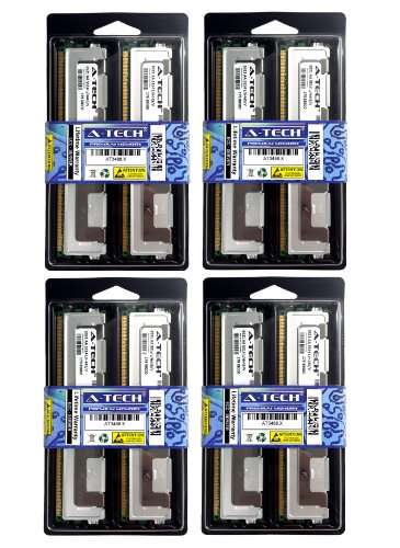 32GB Kit (8x4GB) Fully Buffered DDR2 Server Ram / Memory. PC2-5300 667MHz DDR2 DIMM ECC (Fully Buffe