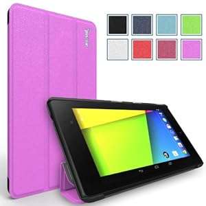 Poetic Slimline Case with Auto Wake and Sleep Function for Google Nexus 7 FHD 2nd Gene (Lavender)