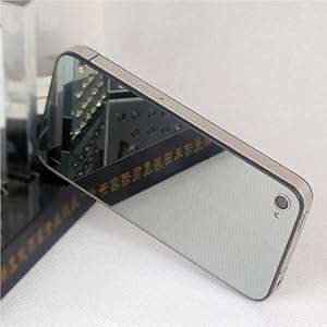 Reflective Mirror Replacement Rear Panel Back Glass Housing Rear Case For iPhone 4S