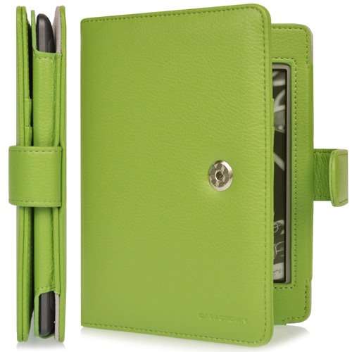 CaseCrown Regal Flip Case (GREEN) for Amazon Kindle Touch Paperwhite (3G/Wifi) e-Reader