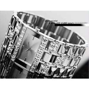 GUESS Women's 95484L Crystal Accented Stainless Steel Watch
