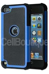CellBoutique TM ShockProof Triple Layer Armoured Shock proof Case Cover For The Apple iPod (Blue)