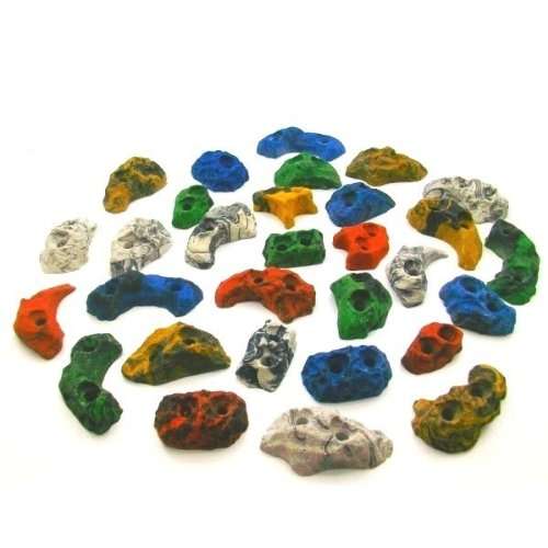 30 Climbing Holds Size XS, Colour:assorted