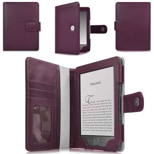 CaseCrown Regal Flip Case (Purple) for All-New Amazon Kindle e-Reader