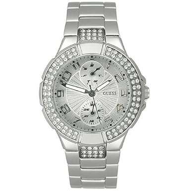 GUESS Status In-the-Round Watch - Silver u12003l1