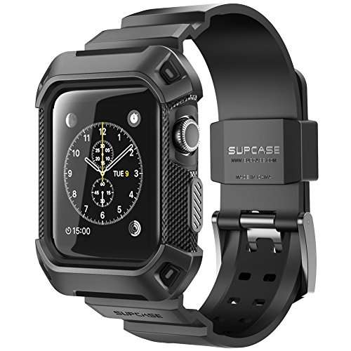 Apple Watch Case, SUPCASE [Unicorn Beetle Pro] Rugged Protective Case with Strap Bands for Apple Wat