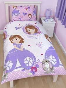 Character World 135 x 200 cm Disney Sofia The First Amulet Single Rotary Duvet Set Multi-Color