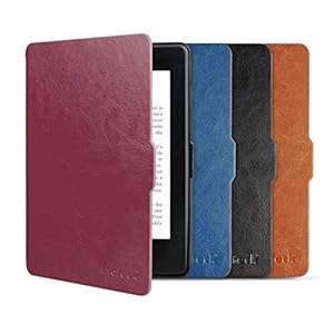 Inateck Kindle Paperwhite Leather Case Ultra Slim Cover for All-New Kindle Paperwhite 2015 (Red)