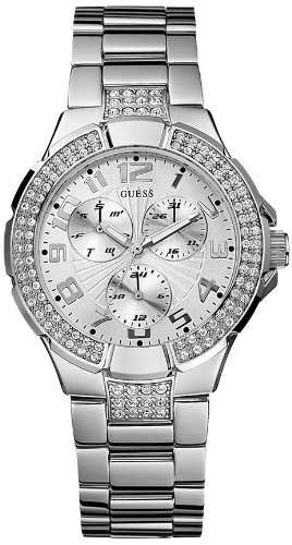 GUESS Stainless Steel Bracelet Watch - Silver  g12557l