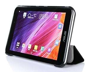 IVSO Slim Smart Cover Case for Asus MeMO Pad 7 ME170C 7-Inch Tablet (Black)
