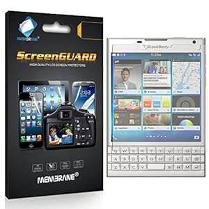 6 x Membrane Screen Protectors for BlackBerry Passport - Crystal Clear Retail Package Installat