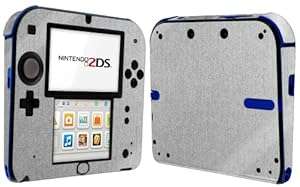 Skinomi TechSkin - Nintendo 2DS Game Console Screen Protector Ultra Clear Shield Brushed Aluminum F