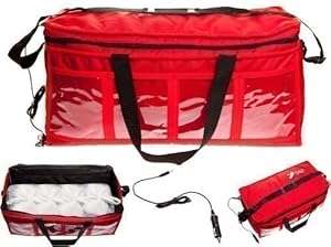 12V Large Heated Indian Chinese Take Away Hot Food Insulated Delivery Bag