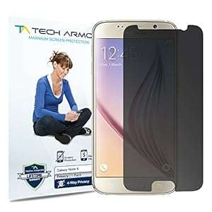 Tech Armor Samsung Galaxy S6 (NOT Galaxy S6 Edge) 4-Way 360 Degree Privacy Screen Protector - H