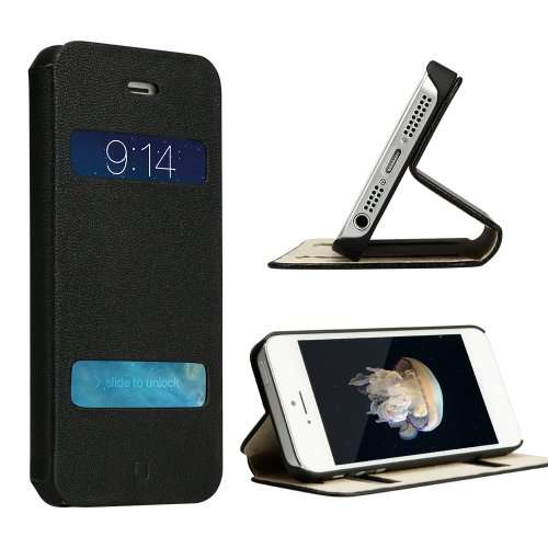 Apple iPhone 5 5S SE Case Cover - Labato Leather Stand Case Cover for Apple iPhone 5 5S Case Cover[N