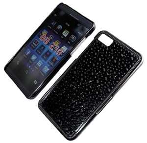 NEW STYLISH BLACK DIAMANTE CASE COVER FOR BLACKBERRY Z10
