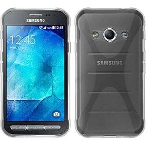 Silicone Case for Samsung Galaxy Xcover 3 - X-Style transparent - Cover PhoneNatic