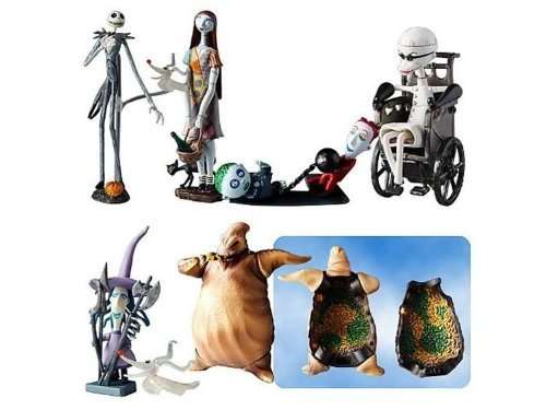 Tim Burton's the Nightmare Before Christmas Trading Figure Series 1 Set of 6