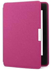 Kindle Paperwhite Leather Cover Fuchsia