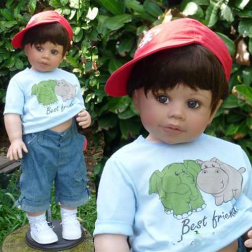 Masterpiece Dolls Jayden By Monika Levenig, 29" Full Vinyl Doll