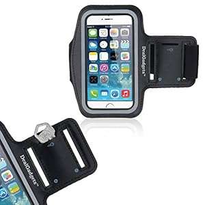 IDACA Black Sports Gym Running Jogging Armband Case Cover for New Apple iPhone 6 4.7 inch