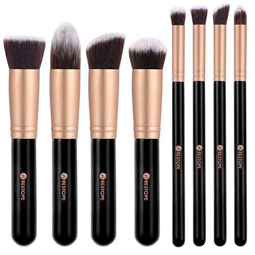 [2016 Update Version] BESTOPE Premium Makeup Brushes Set Cosmetics Synthetic Kabuki Make up Brush Fo