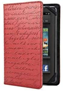 Verso Artist Series Cities Red by Sharyn Sowell [will only fit Kindle Fire (2nd Generation)]