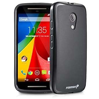 Fosmon Motorola Moto G 2014 (2nd Gen) Case (DURA-FRO) Slim-Fit Flexible TPU Gel Case Cover for
