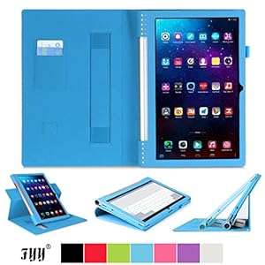 Lenovo Yoga Tablet 2 Pro 13.3 Inch Case Cover Fyy Premium Detachable Leather Case Stand Co (Cyan)