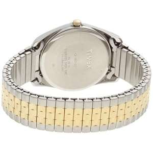 Timex Men's T2N3169J Classic Analog Bi-Metal Case Expansion Band Dress Watch