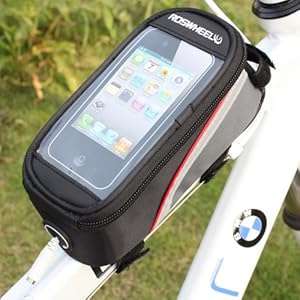 Roswheel Cycle Bike Bicycle Mobile Phone iPhone Holder Frame Bag Pouch Case