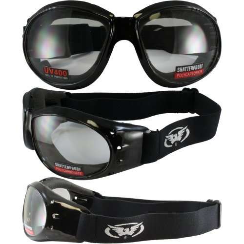Red Baron Motorcycle/aviator Goggles Day Night