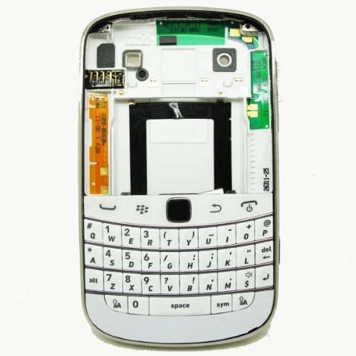 BlackBerry 9900 9930 Bold Full Housing Cover, Repair Parts Trackpad, keyboard flex, Battery Back Doo