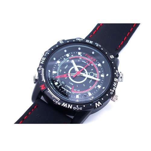 Flylink&reg; New 8M Pixels HD Waterproof Spy Camera Watch Mini DVR,Fashion 8GB Hidden Camera/Microph
