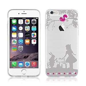 iPhone 6 Plus Case - Invisible Gel Sketch Back Cover for iPhone 6 Plus 5.5