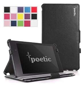 Poetic StrapBack Case for Google Nexus 7 FHD 2nd Generation 2013 Android Tablet - Black
