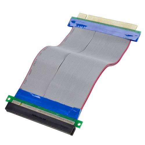 PCIE Micro PCI Express 16X Riser Card Flexible Cable Extension Cable
