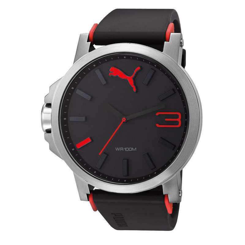 PUMA Men's PU102941003 Ultrasize Silver Analogue Watch