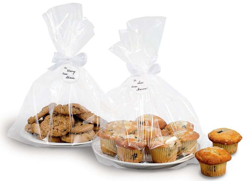 Wilton 3 Pack Clear LARGE Party Cakes Pies Sweets Pops Gifts Treats Favors Bags