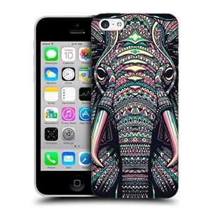 Head Case Designs Elephant Aztec Animal Faces Protective Snap-on Hard Back Case Cover for Apple