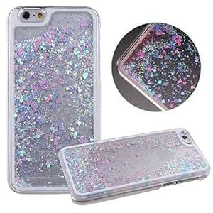 Hard Case for iPhone 6 Case for iPhone 6 Cover for iPhone 6Transparent Case for (Love,blue/pink)