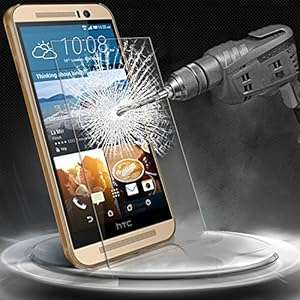 HTC One M9 Screen Protector in Stock [Tempered Glass Protection] Aerb Premi (HTC M9 Tempered Scr)