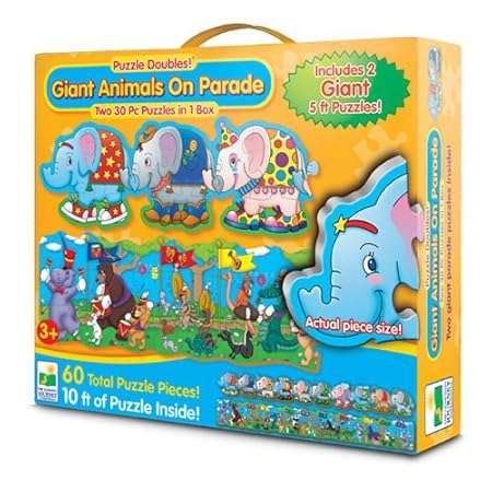 The Learning Journey Puzzle Doubles Giant Animals On Parade